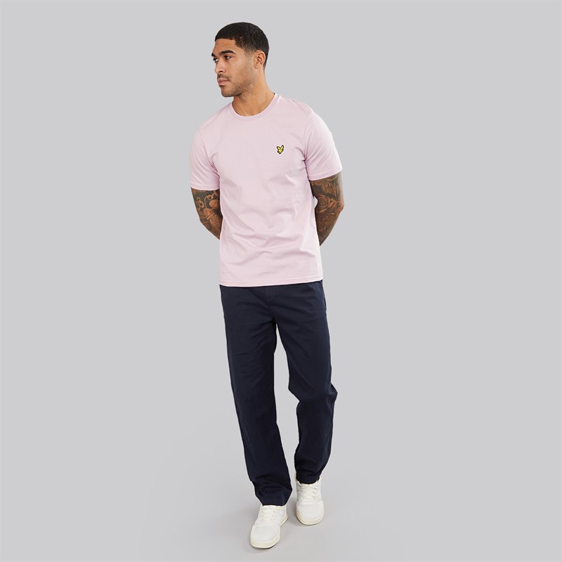 Lyle And Scott Vintage Mens Drawstring Tapered Chinos Dark Navy