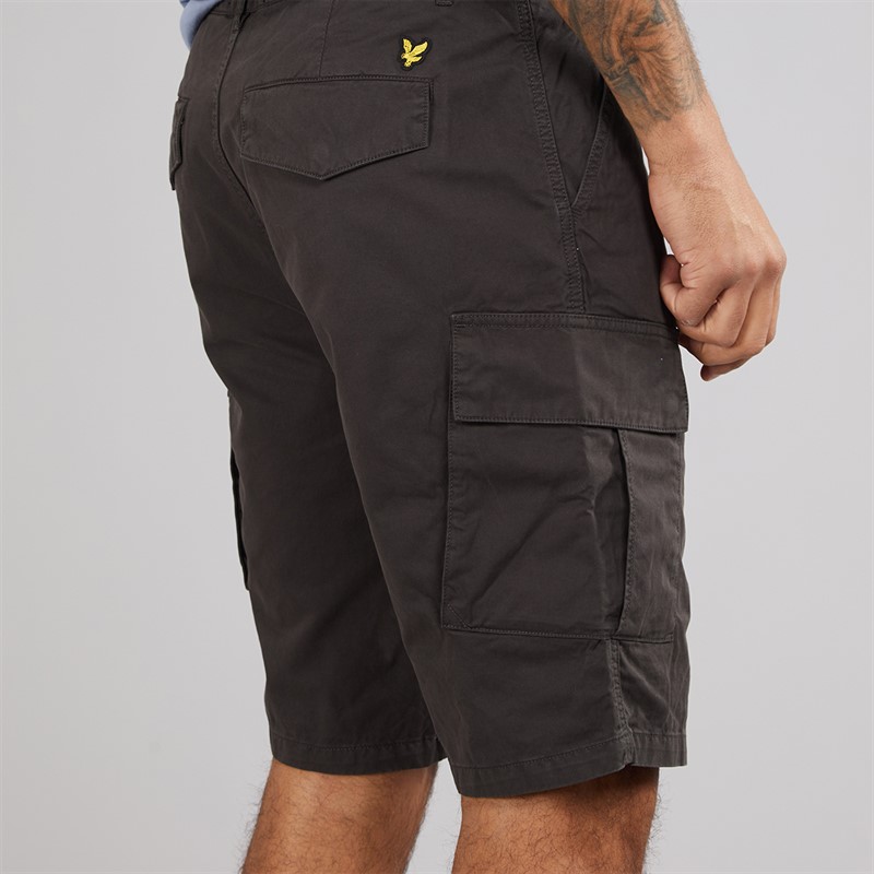 Lyle And Scott Vintage Mens Cargo Shorts Gunmetal