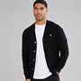 Lyle And Scott Vintage Mens V Neck Cardigan Jet Black