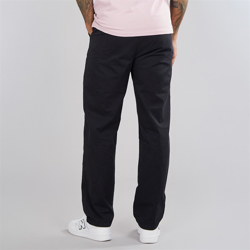 Lyle And Scott Vintage Mens Drawstring Tapered Chinos Jet Black