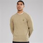 Lyle And Scott Vintage Mens Crew Neck Jumper Sage Uniform Marl