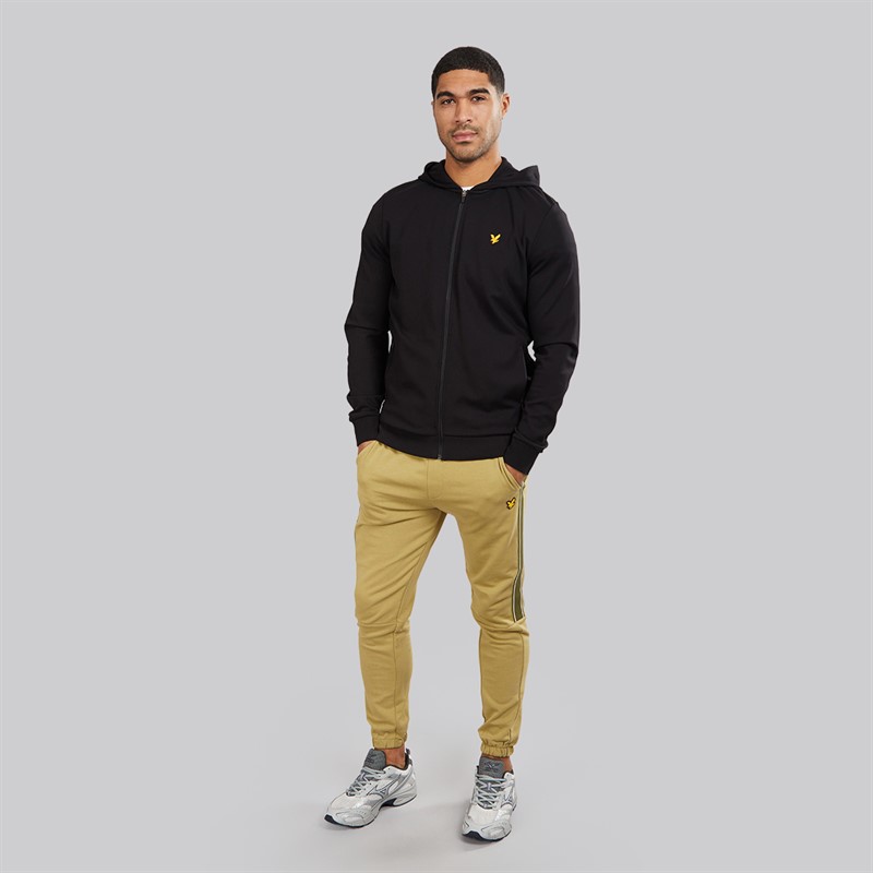 Lyle And Scott Vintage Mens Full Zip Hoodie Jet Black