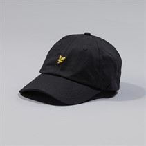 Lyle And Scott Vintage Mens Baseball Cap Jet Black