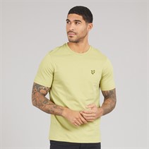 Lyle And Scott Vintage Mens Plain T-Shirt Pale Willow