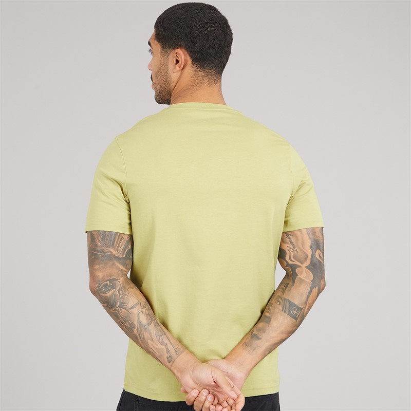 Lyle And Scott Vintage Mens Plain T-Shirt Pale Willow