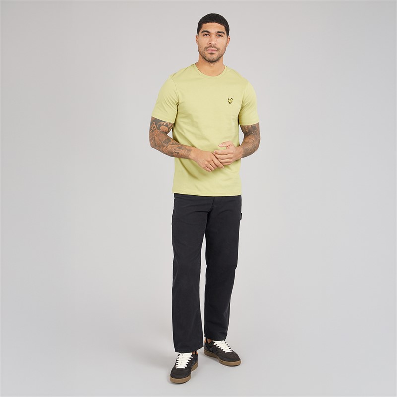 Lyle And Scott Vintage Mens Plain T-Shirt Pale Willow