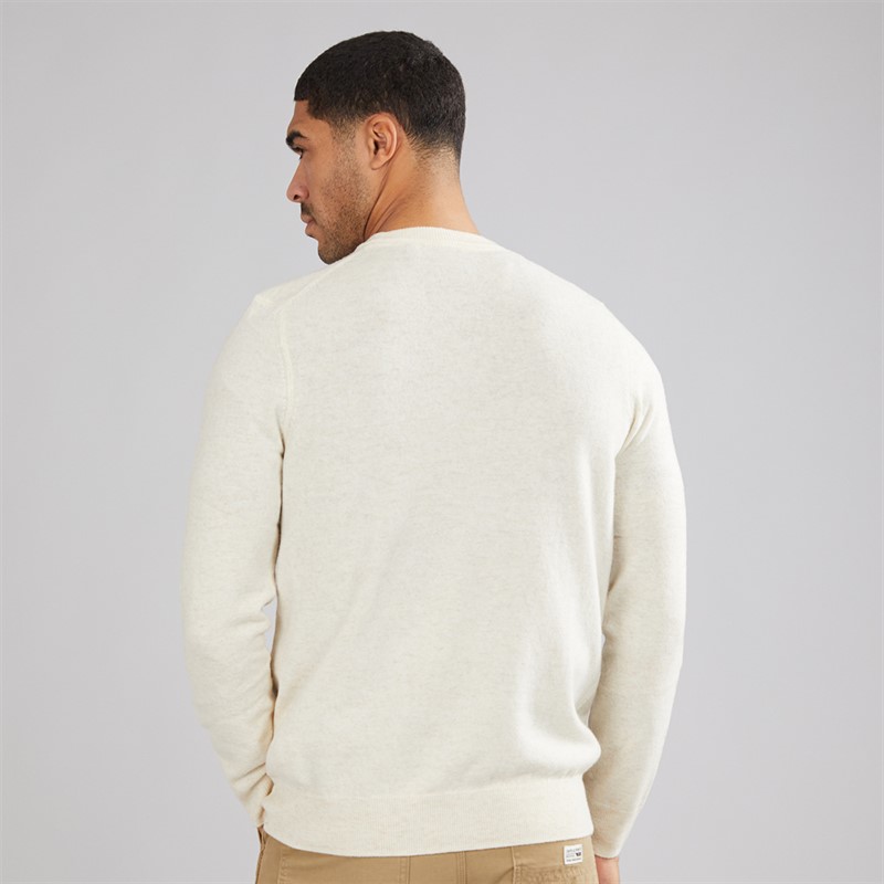 Lyle And Scott Vintage Mens Crew Neck Jumper Drop Cloth Marl