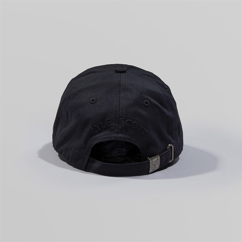 Lyle And Scott Vintage Mens Baseball Cap Jet Black