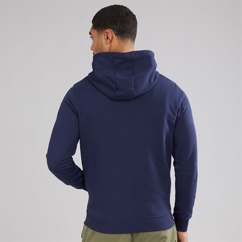 Lyle And Scott Vintage Mens 1874 Logo Pullover Hoodie Navy