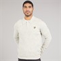 Lyle And Scott Vintage Mens Rugby Jumper Light Grey Marl