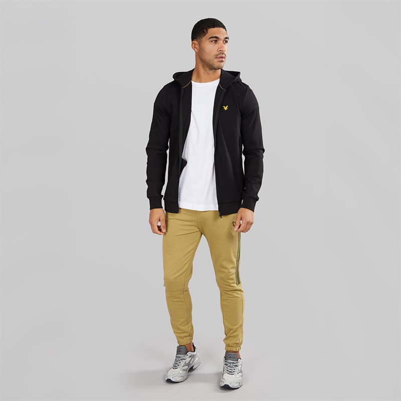 Lyle And Scott Vintage Mens Tape Joggers Relay Green