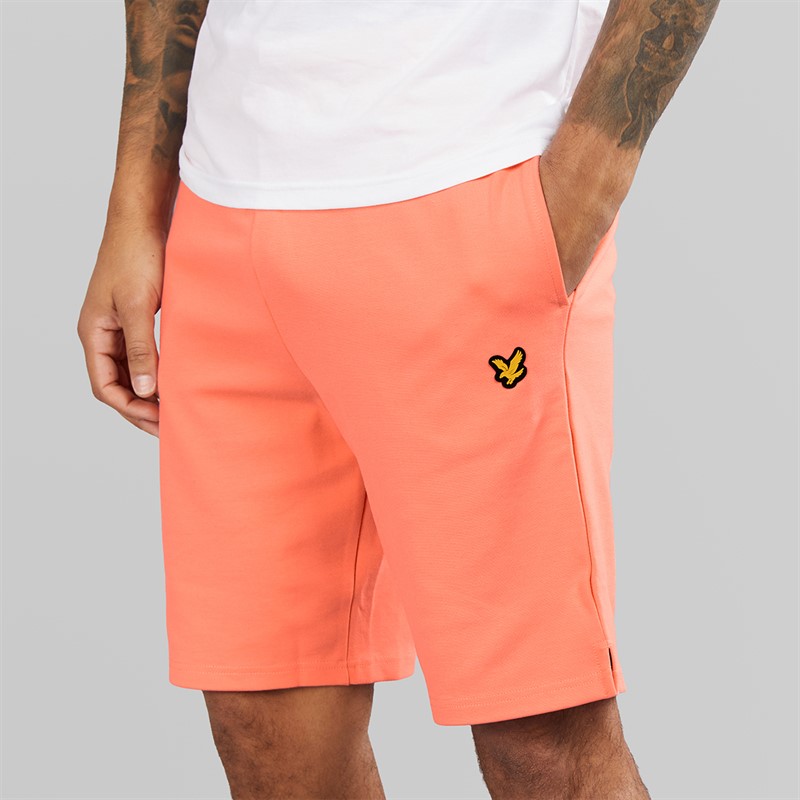 Lyle And Scott Vintage Mens Fleece Shorts Warm Up Pink
