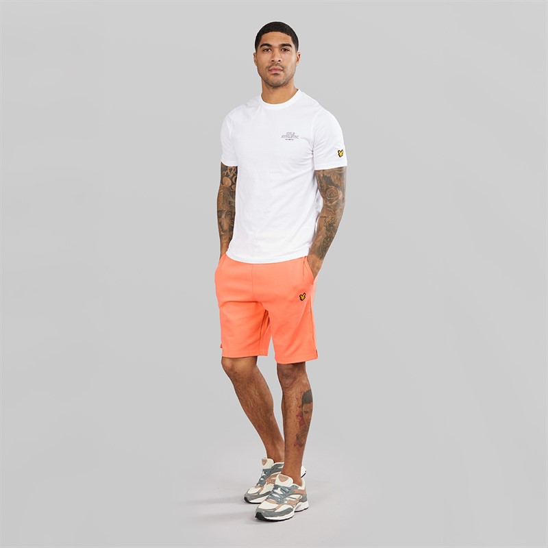 Lyle And Scott Vintage Mens Fleece Shorts Warm Up Pink