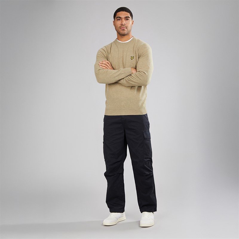 Lyle And Scott Vintage Mens Articulated Cargo Pants Jet Black