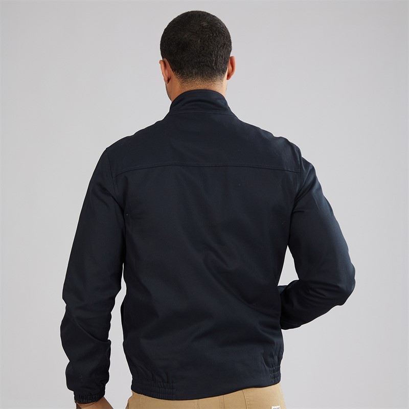 Lyle And Scott Vintage Mens Harrington Jacket Dark Navy