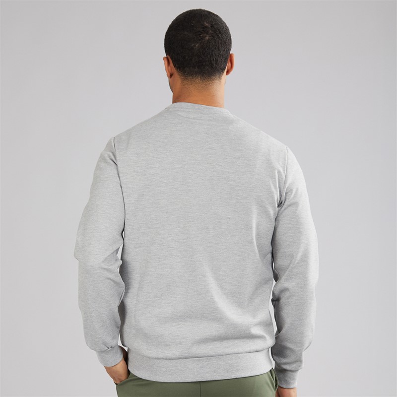 Lyle And Scott Vintage Mens Crew Neck Sweatshirt Mid Grey Marl