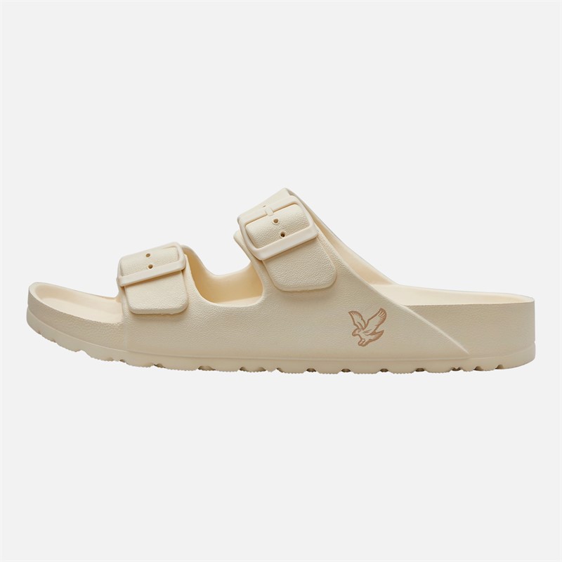 Lyle And Scott Vintage Mens Jobi Dual Strap Sandals Off White