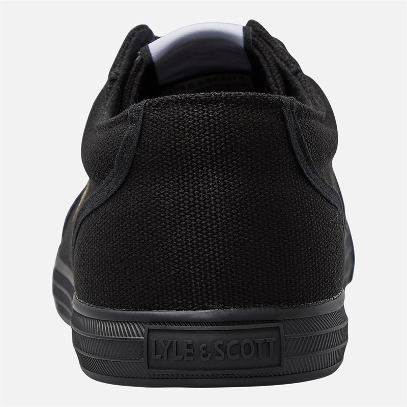 Lyle And Scott Vintage Mens Halket Trainers Black Mono