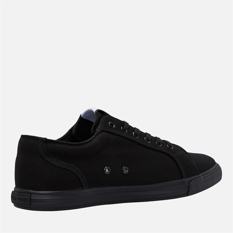 Lyle And Scott Vintage Mens Halket Trainers Black Mono