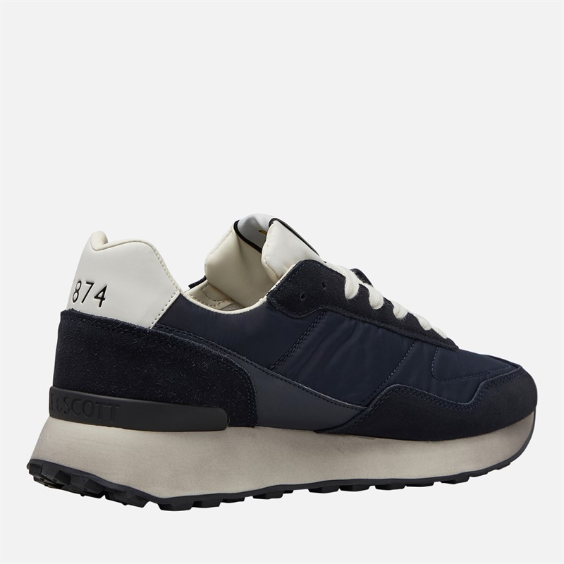 Lyle And Scott Vintage Mens Noah Trainers Blue