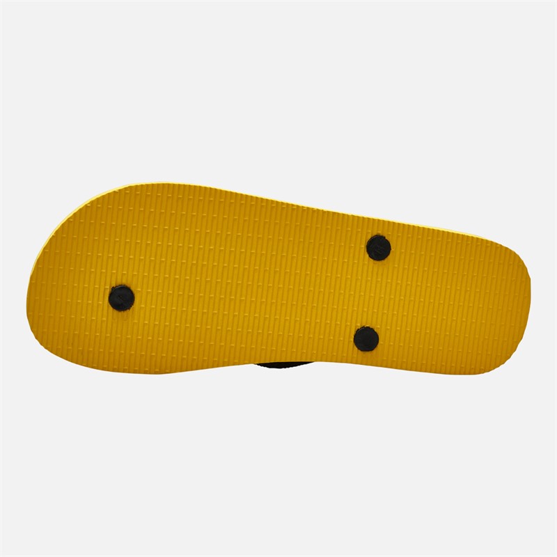 Lyle And Scott Vintage Mens Sand Flip Flops Yellow/Black