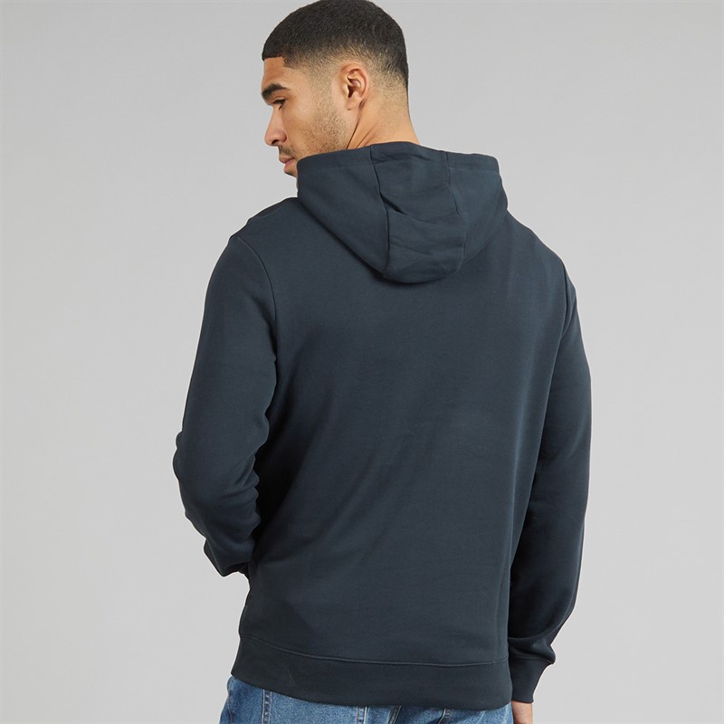 Lyle And Scott Vintage Mens Cheers To Tradition Graphic Hoodie Dark Navy