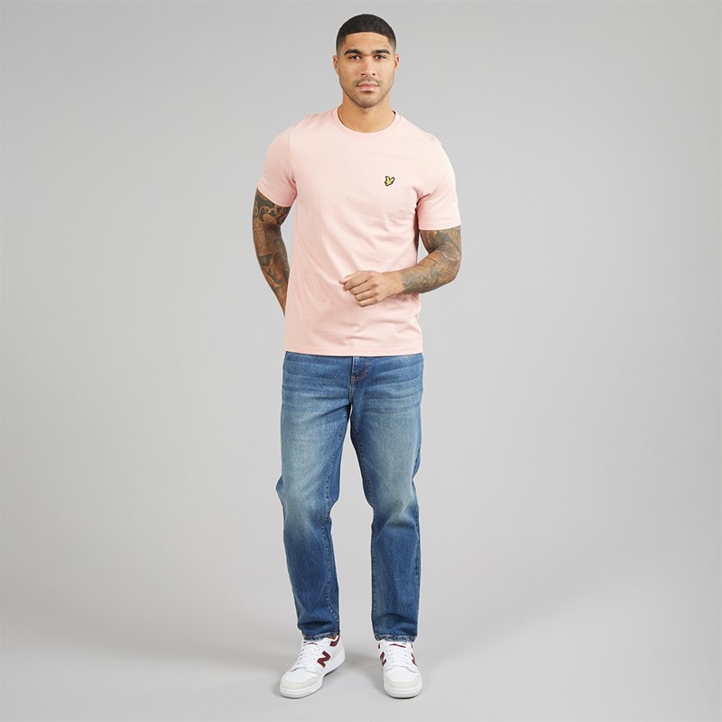 Lyle And Scott Vintage Mens Tapered Jeans Stone Wash Blue