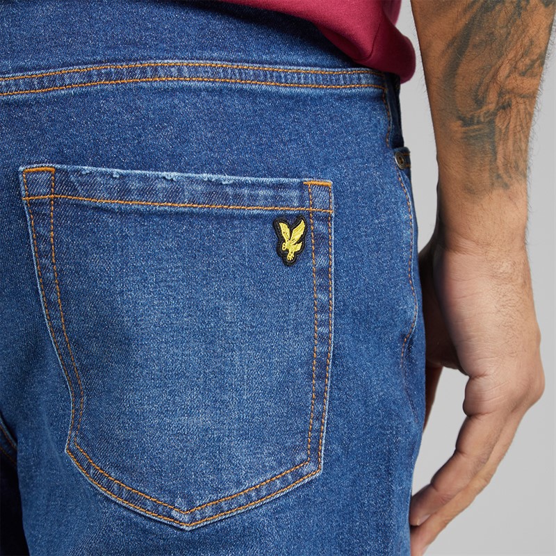 Lyle And Scott Vintage Mens Tapered Jeans Indigo