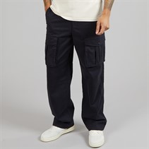 Lyle And Scott Vintage Mens Patch Pocket Cargo Trousers Dark Navy