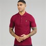 Lyle And Scott Vintage Mens Polo Shirt Rich Burgundy