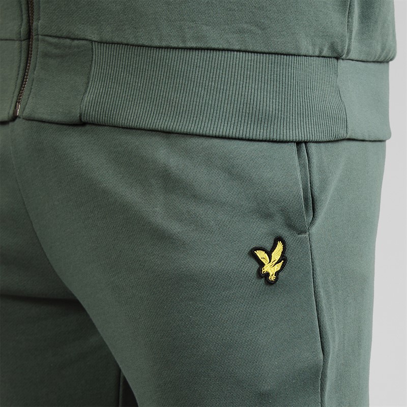 Lyle And Scott Vintage Mens Slim Fit Joggers Green Mercurial