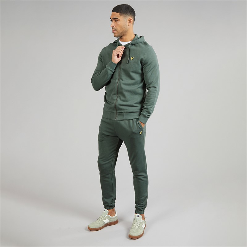 Lyle And Scott Vintage Mens Slim Fit Joggers Green Mercurial