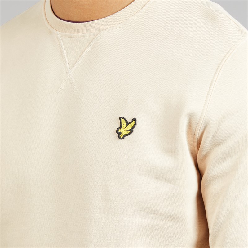 Lyle And Scott Vintage Mens Crew Neck Sweatshirt Pink Tint