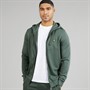 Lyle And Scott Vintage Mens Zip Through Hoodie Green Mercurial