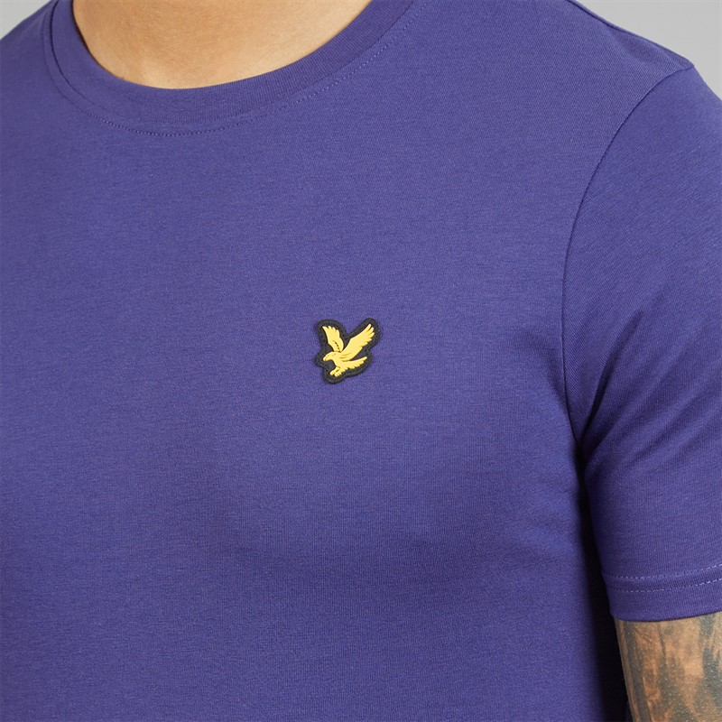 Lyle And Scott Vintage Mens T-Shirt Deep Indigo