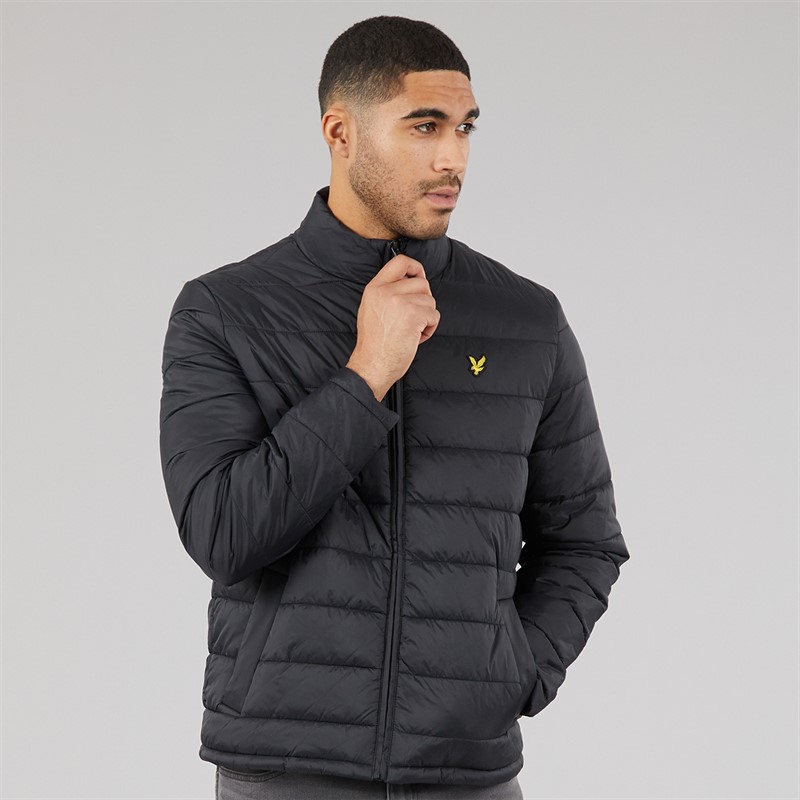 Lyle And Scott Vintage Mens Quilted Puffer Coat Saddle