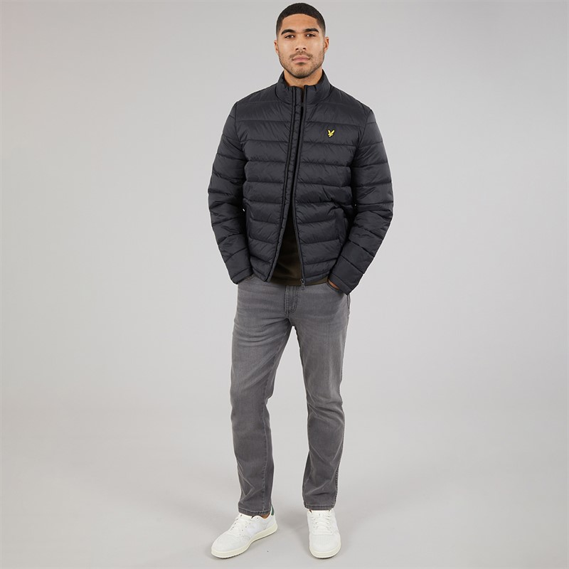 Lyle And Scott Vintage Mens Quilted Puffer Coat Saddle