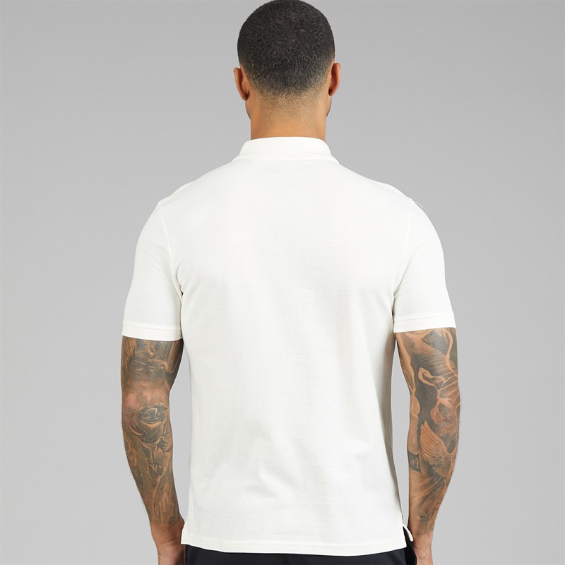 Lyle And Scott Vintage Mens Polo Shirt Chalk