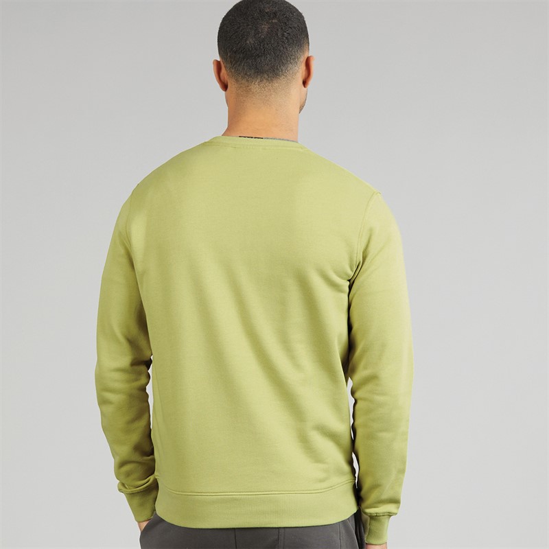 Lyle And Scott Vintage Mens Crew Neck Sweatshirt Pale Willow