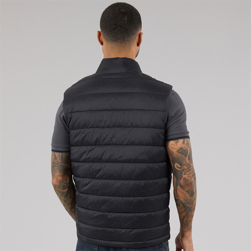 Lyle And Scott Vintage Mens Quilted Puffer Gilet Saddle