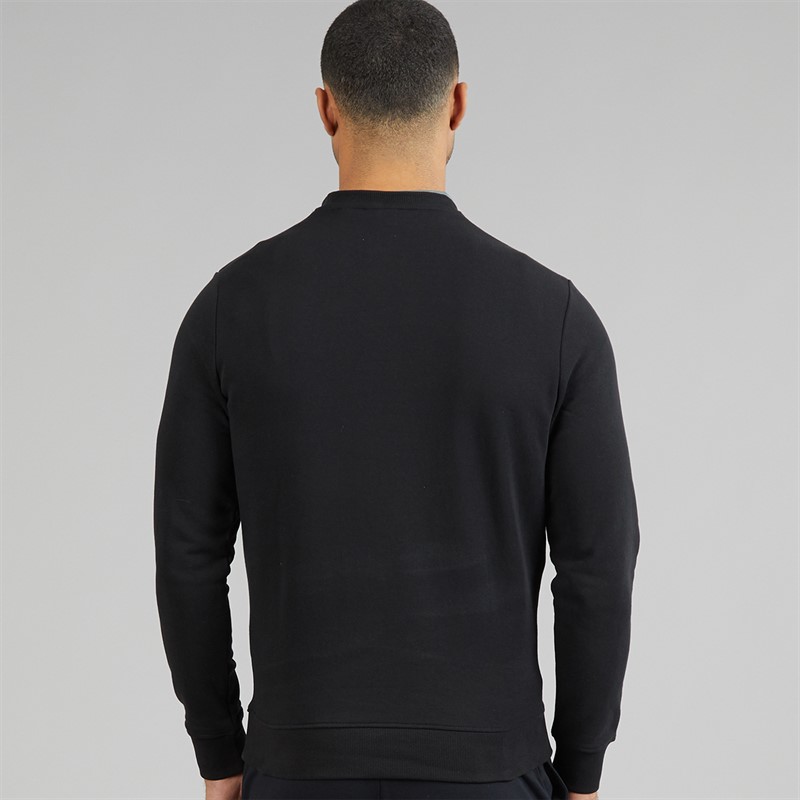 Lyle And Scott Vintage Mens Crew Neck Sweatshirt True Black