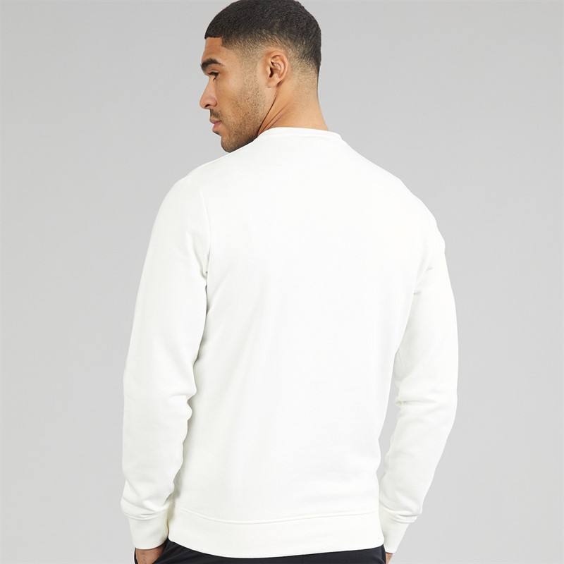 Lyle And Scott Vintage Mens Crew Neck Sweatshirt Chalk