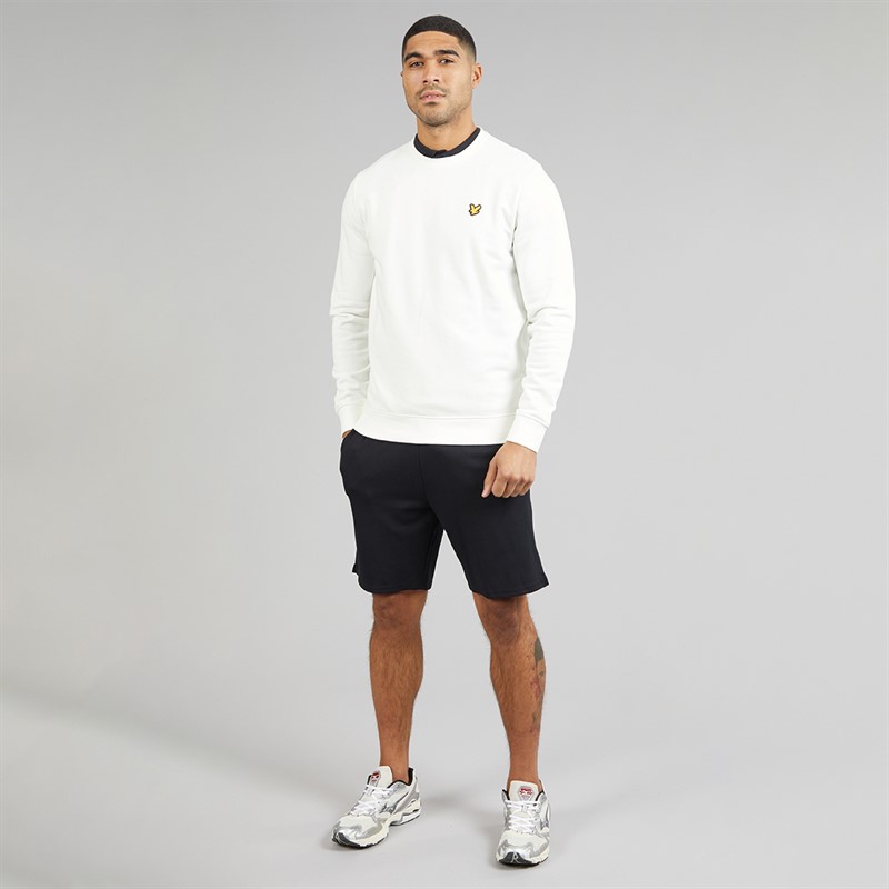 Lyle And Scott Vintage Mens Crew Neck Sweatshirt Chalk