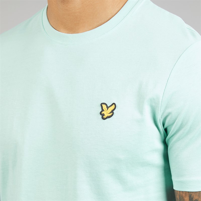 Lyle And Scott Vintage Mens T-Shirt Future Blue