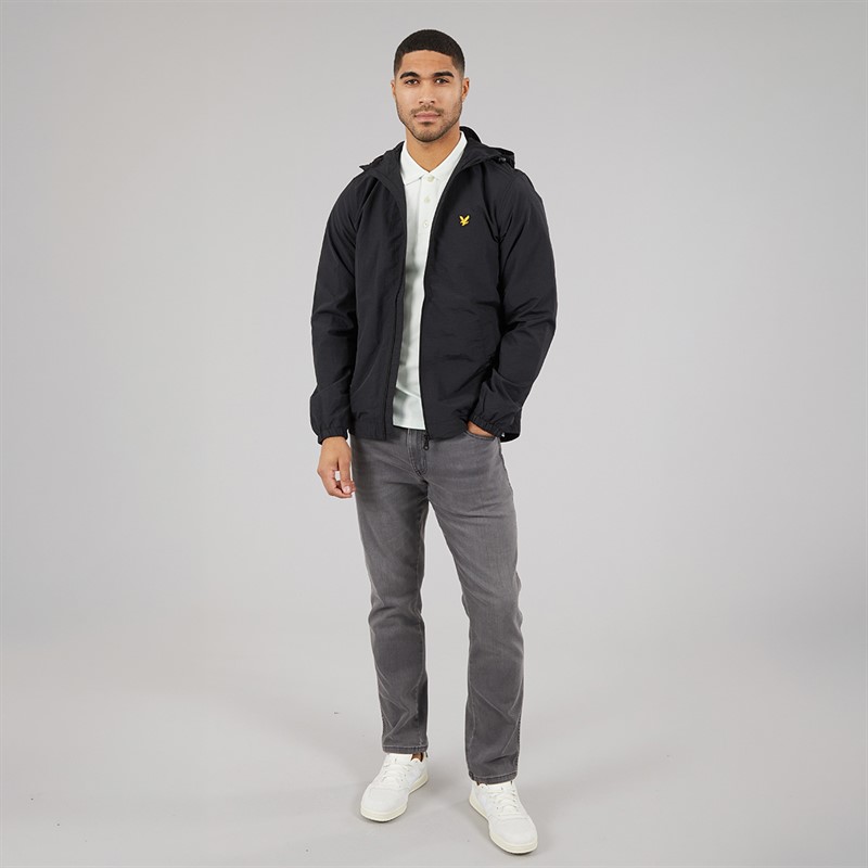 Lyle And Scott Vintage Mens Zip Through Jacket True Black