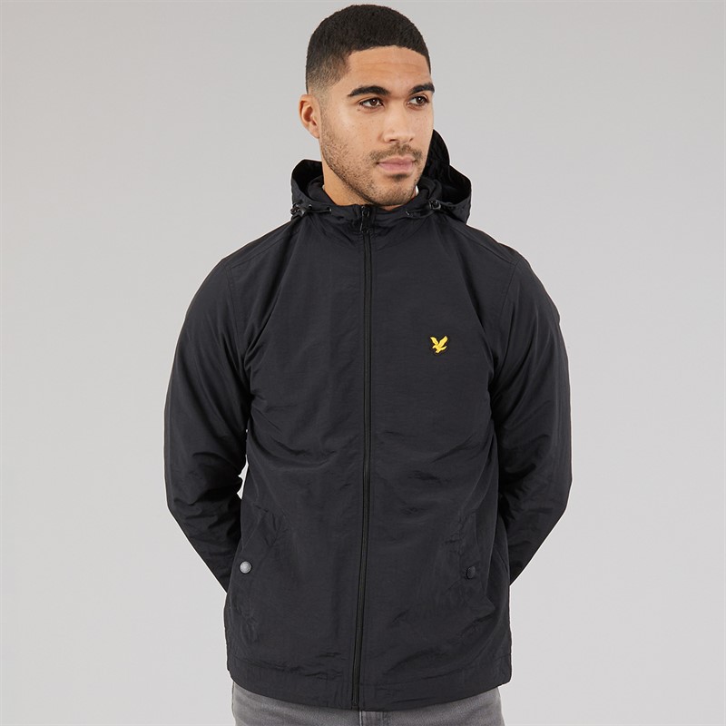 Lyle And Scott Vintage Mens Zip Through Jacket True Black