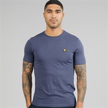 Lyle And Scott Vintage Mens T-Shirt Cool Indigo