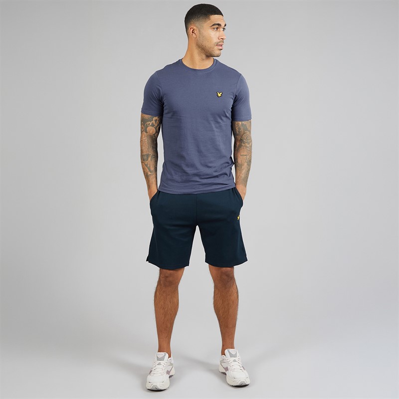 Lyle And Scott Vintage Mens T-Shirt Cool Indigo