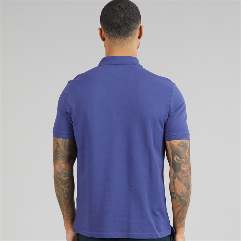 Lyle And Scott Vintage Mens Polo Shirt Deep Indigo