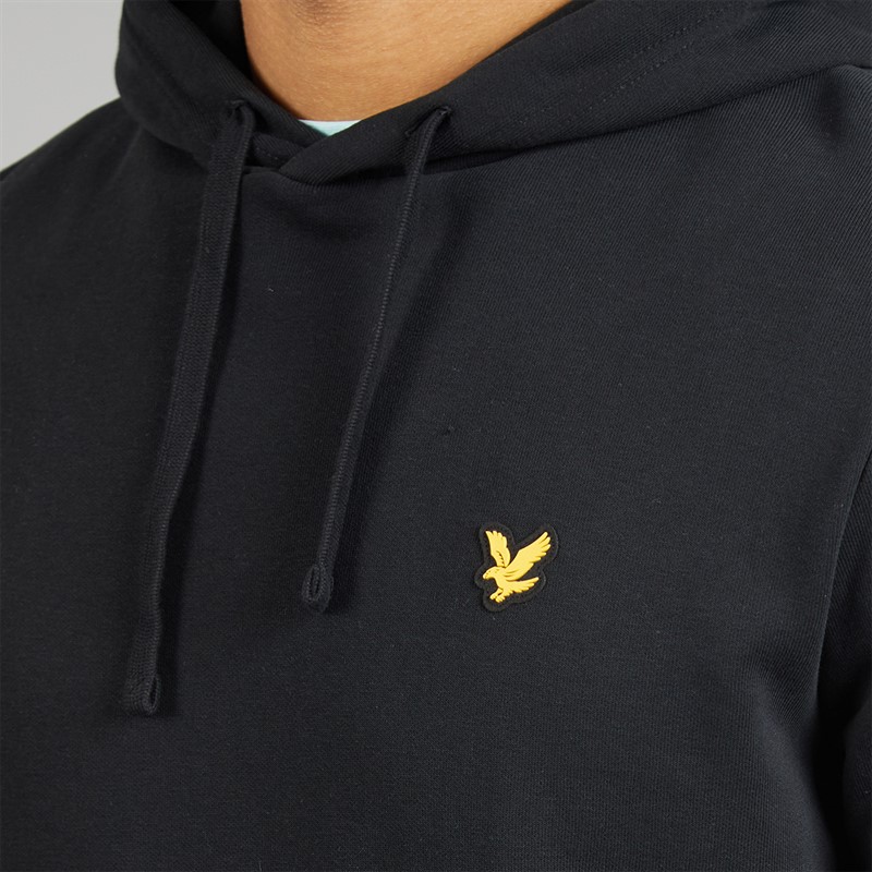 Lyle And Scott Vintage Mens Hoodie True Black